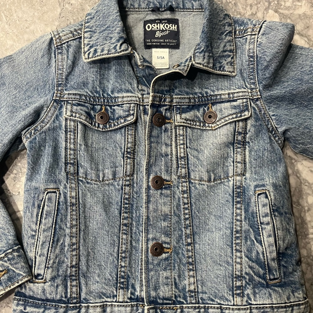 OshKosh B'gosh Classic Blue Kids Jean Jacket